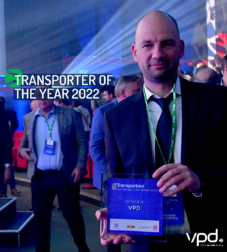VPD receives the Transporter of the Year 2022 award!