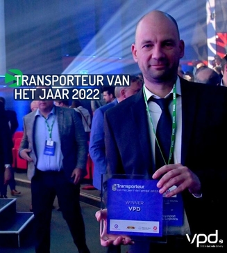 VPD is Transporteur van het Jaar 2022!